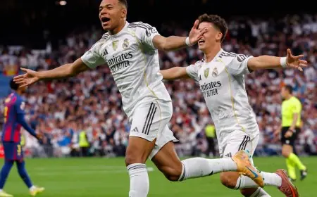 ريال مدريد يتفوق بثنائية رائعة على برشلونة في الشوط الأول من الكلاسيكو المثير