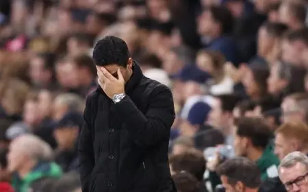 غياب مؤثر لساليبا ومارتينيلي عن مواجهة أرسنال ضد برايتون في كأس الرابطة