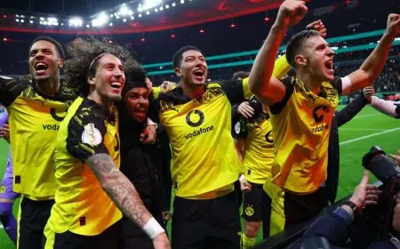 دورتموند يحقق انتصارًا مثيرًا بركلات الترجيح على فرانكفورت ويتأهل في كأس ألمانيا