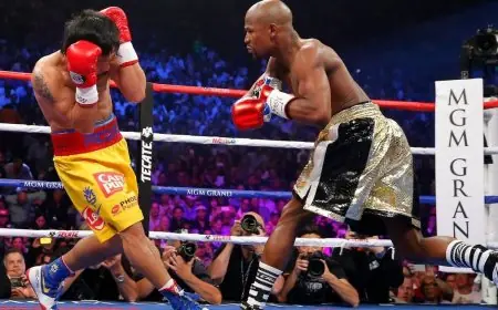 مفاوضات مثيرة بين مايويذر وباكياو لقتال جديد بعد عقد من الزمن