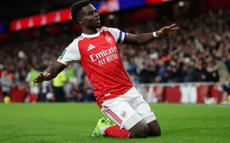 أرسنال يتفوق على برايتون ويصل إلى ربع نهائي كأس الرابطة