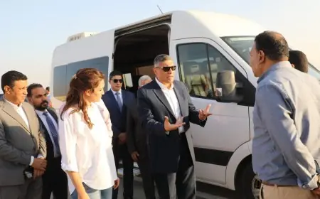 محافظ الجيزة يشرف على تجميل وإنارة محيط المتحف المصري الكبير استعدادًا للافتتاح المنتظر