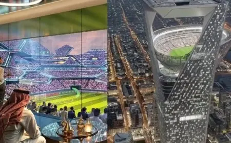 اكتشف القصة الحقيقية وراء ملعب نيوم السماوي لكأس العالم في السعودية