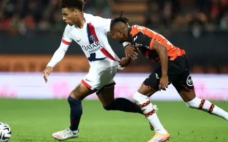 باريس سان جيرمان يعلن غياب ديزيري دوي لعدة أسابيع مهمة