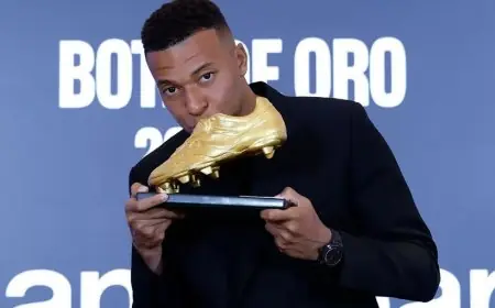 ريال مدريد يحتفل بالحذاء الذهبي لمبابي بعرض مميز لـ 31 هدفاً