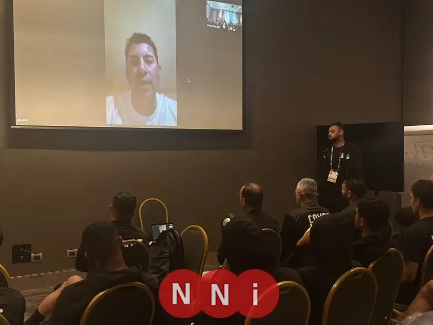 وزير الرياضة يساند منتخب الشباب قبل مواجهة نيوزيلندا في كأس العالم