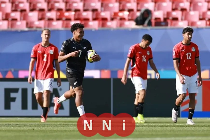 تأخر منتخب مصر للشباب بنتيجة 2-1 أمام نيوزيلندا في الشوط الأول من كأس العالم للشباب