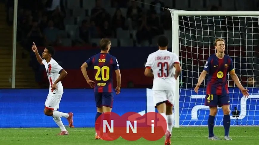 باريس سان جيرمان يحقق فوزًا مثيرًا على برشلونة في دوري أبطال أوروبا