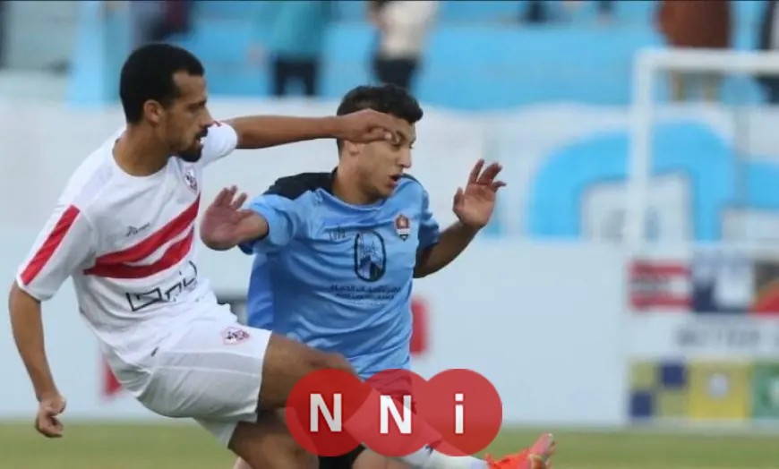 محمود صلاح يسجل هدف التعادل المثير لغزل المحلة ضد الزمالك