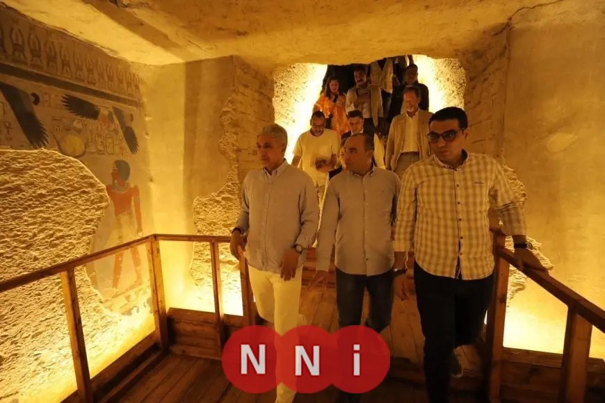 افتتاح مقبرة الملك أمنحتب الثالث في وادي الملوك بالأقصر على يد وزير السياحة والآثار