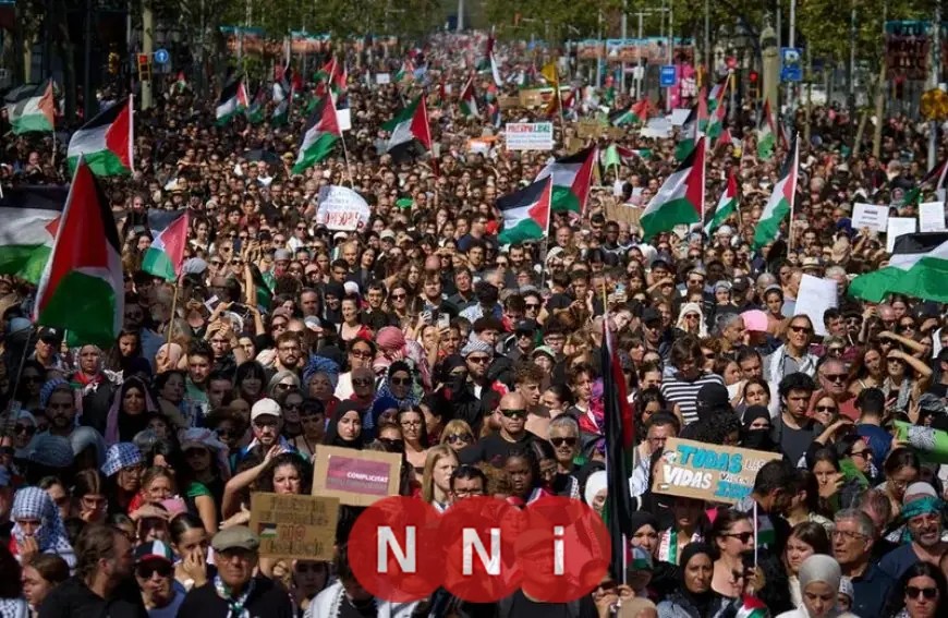 احتجاجات واسعة تجتاح إسبانيا من برشلونة إلى مدريد دعماً لغزة