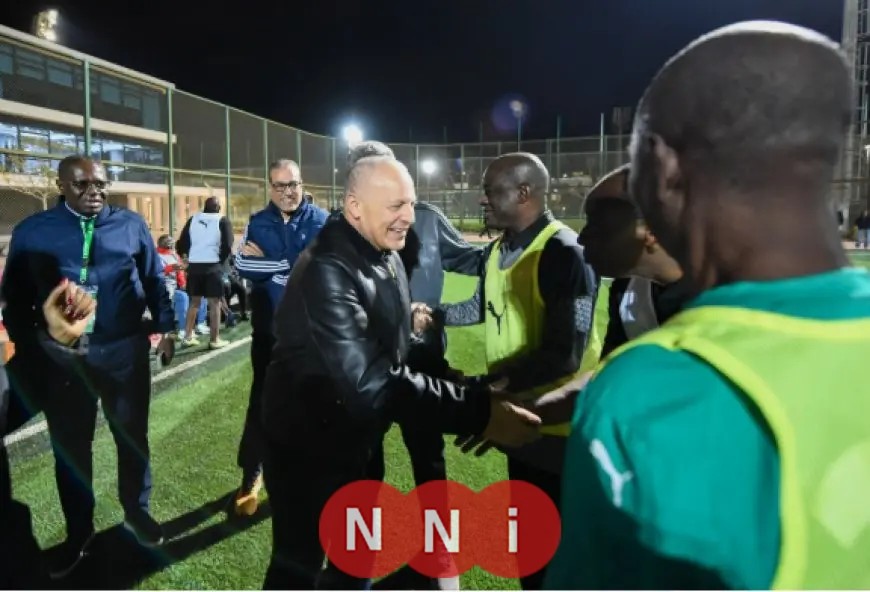 هاني أبو ريدة في المغرب لاستقبال بعثة منتخب مصر وتجهيزهم لمواجهة جيبوتي