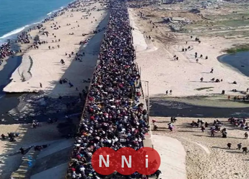 آلاف الفلسطينيين يعودون إلى شمال غزة وأعلام مصر تضيء الأفق