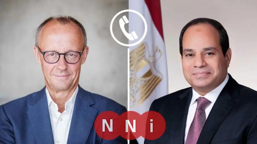 الرئيس السيسي والمستشار الألماني يناقشان جهود إنهاء حرب غزة واتفاق شرم الشيخ