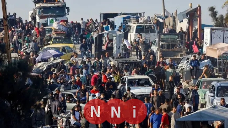 شارع الرشيد في غزة يكتظ بالعائدين لليوم الثاني على التوالي