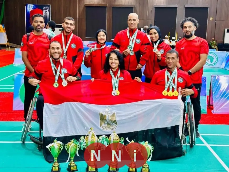 9 ميداليات تتوج إنجازات منتخب الريشة الطائرة البارالمبية في بطولة إفريقيا بنيجيريا