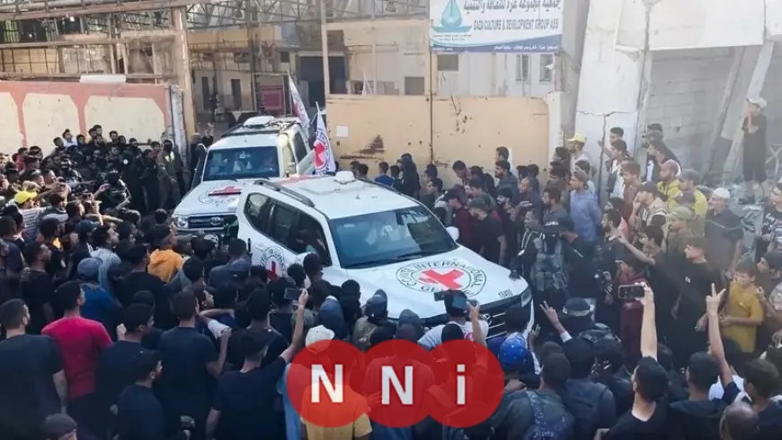 جيش الاحتلال يتسلم 7 رهائن في الدفعة الأولى لعملية تبادل بإشراف الصليب الأحمر