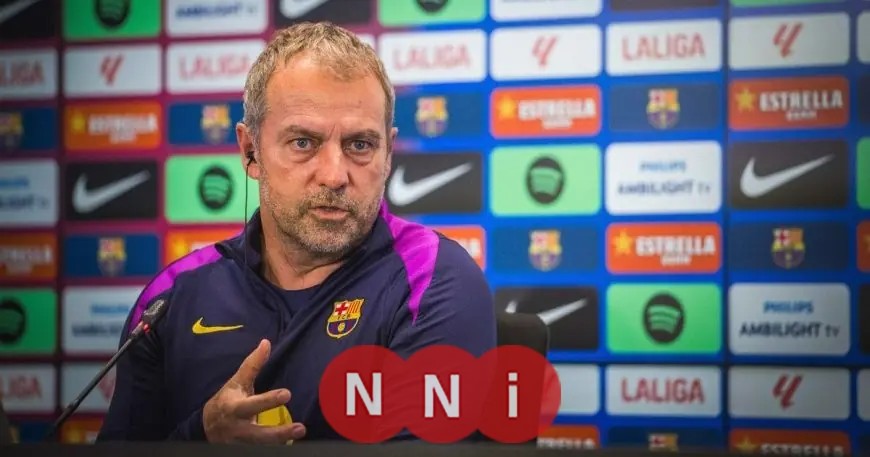 هانزي فليك مدهوش من الشائعات حول لامين يامال ويؤكد ثقته في برشلونة