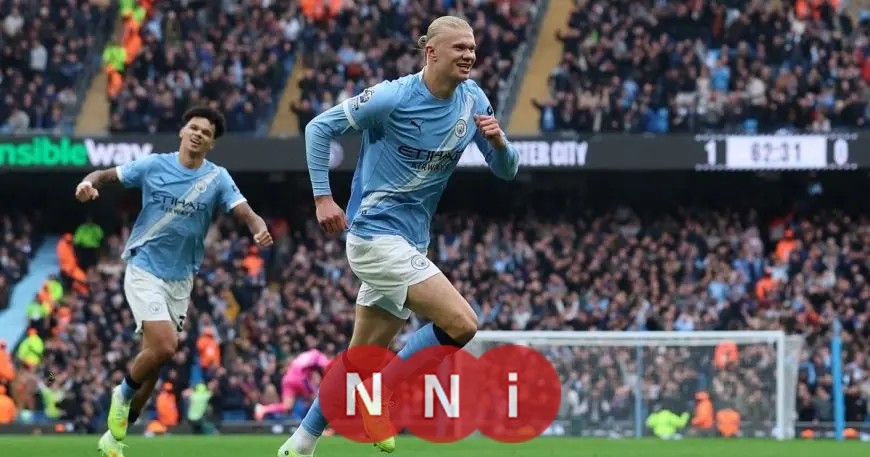 هالاند يسطع ويقود مانشستر سيتي لتصدر الدوري الإنجليزي بمواصلة تألقه