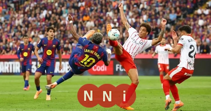 برشلونة يهزم جيرونا بهدف أراوخو ويعتلي صدارة الدوري الإسباني