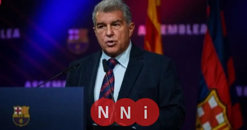 لابورتا منقذ برشلونة يصف منتقديه بالعميان