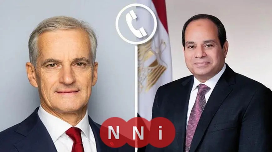 الرئيس السيسي يثني على دعم النرويج المستمر للقضية الفلسطينية