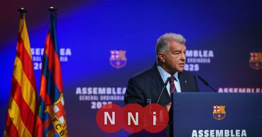لابورتا يتهم الحكم مانزانو بتجاوز صلاحياته ضد برشلونة