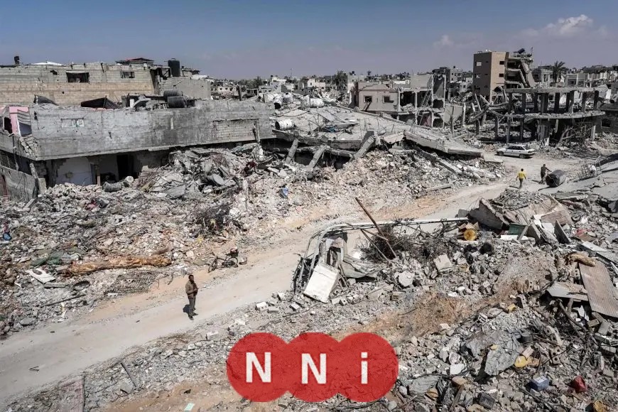 إعادة إعمار الطرق في خان يونس بعد الدمار الذي خلفته الحرب الإسرائيلية