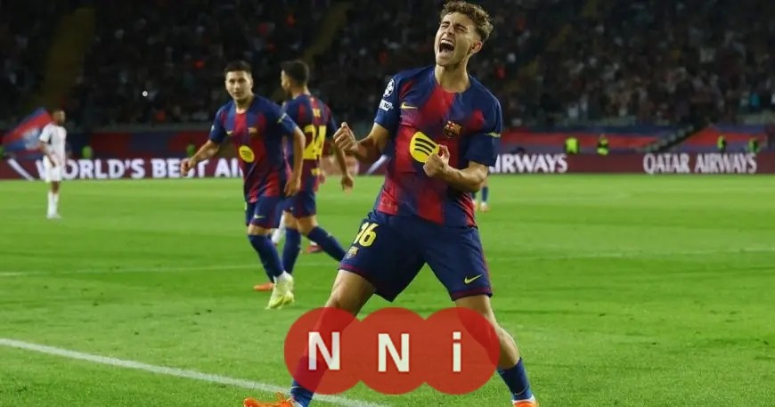برشلونة يكتسح أولمبياكوس وفيرمين لوبيز يتألق بتسجيل هاتريك مدهش