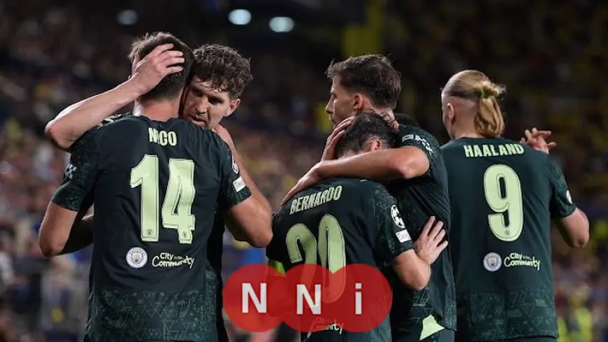 مانشستر سيتي يقهر فياريال بثنائية في دوري أبطال أوروبا وتألق مرموش