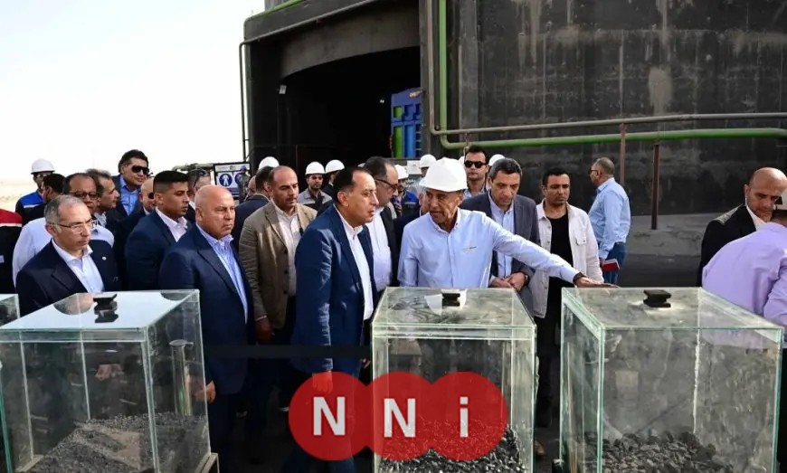 رئيس الوزراء يزور مصنع الأنود الكربونية بالسخنة لمتابعة تطور مراحل الإنتاج في الشركة المصرية