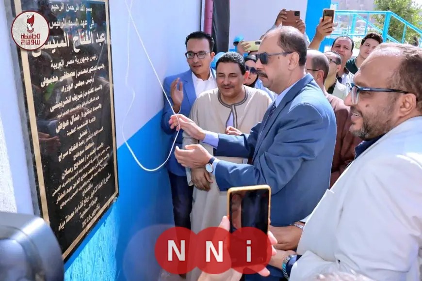 افتتاح محافظ سوهاج لمشروع تأهيل محطة مياه طهطا السطحية بتمويل 150 مليون جنيه