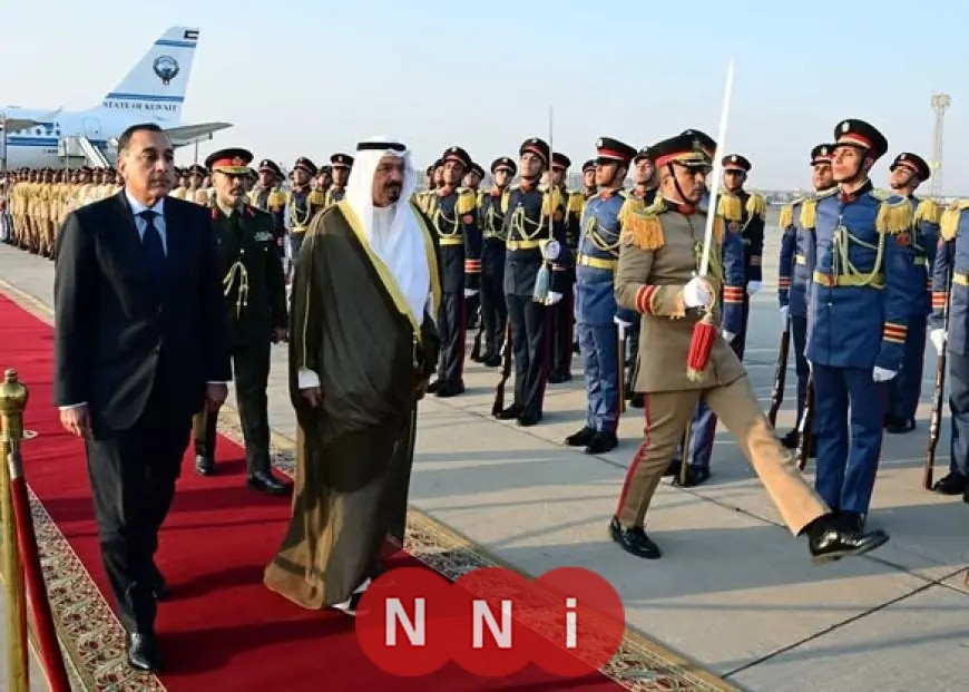 رئيس الوزراء المصري يرحب بنظيره الكويتي في مطار القاهرة الدولي