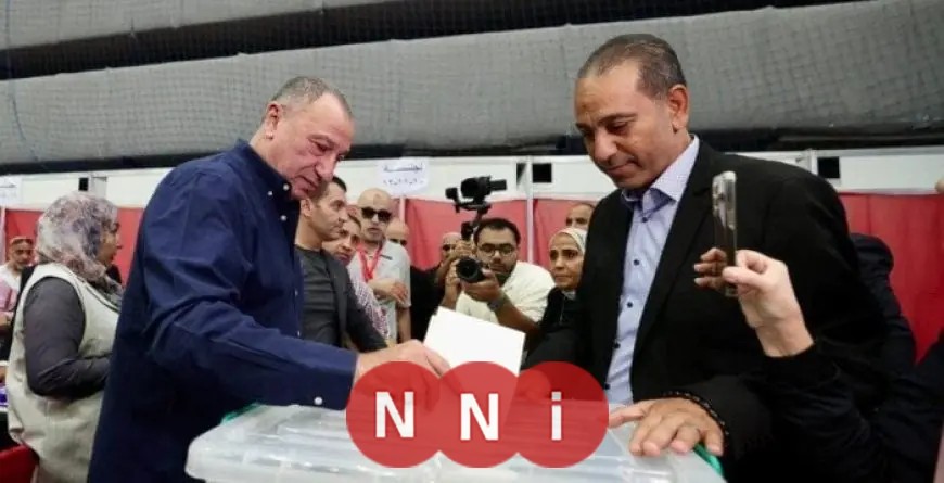 محمود الخطيب يشارك في انتخابات النادي الأهلي بتصويته