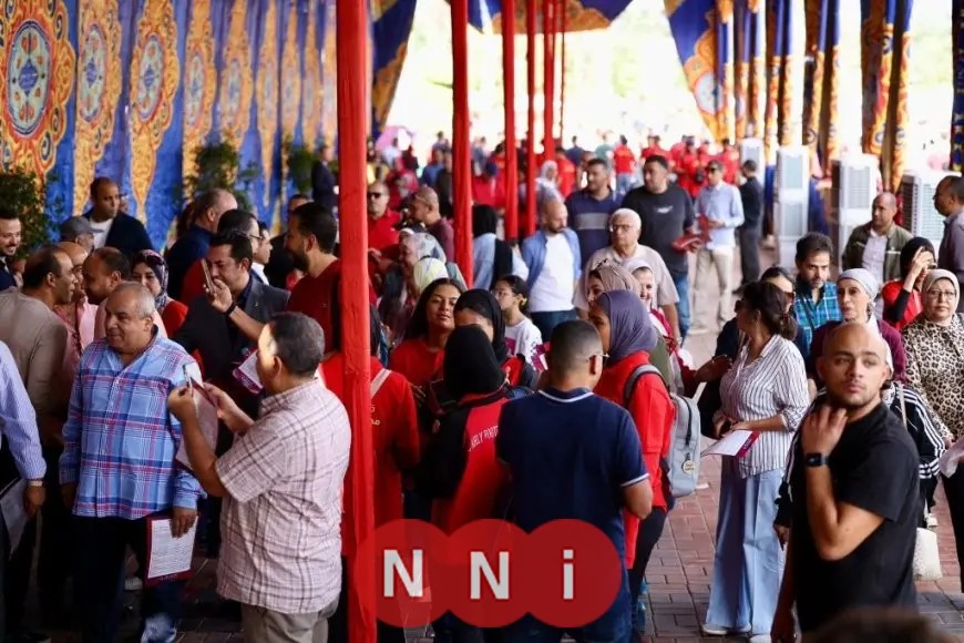 جراج عمر مكرم يستقبل أعضاء الأهلي بكامل سعته في يوم الانتخابات