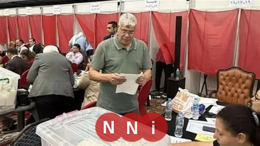 أحمد شوبير يشارك بالتصويت في انتخابات النادي الأهلي