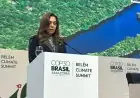 د. منال عوض تلقي كلمة مصرية مؤثرة في قمة القادة خلال مؤتمر المناخ COP30 بالبرازيل