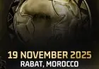 الرباط تستضيف حفل توزيع جوائز الكاف لكرة القدم في 19 نوفمبر