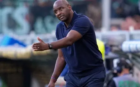 إقالة المدرب باتريك فييرا من جنوى متذيل الدوري الإيطالي