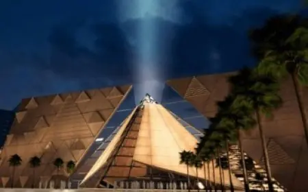 شوارع القاهرة تتألق استعدادًا لاستقبال قادة العالم في حفل افتتاح المتحف المصري الكبير