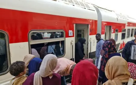 السكة الحديد تطلق الرحلة الثلاثين لنقل الأشقاء السودانيين ضمن مشروع العودة الطوعية