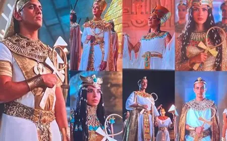 افتتاح المتحف المصري الكبير بمشاركة النجوم فريدة عثمان وأحمد الجندي وفريال أشرف