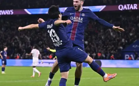 باريس سان جيرمان يحقق انتصارًا مثيرًا على نيس في الدوري الفرنسي