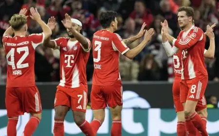 بايرن بتشكيلة احتياطية يكتسح ليفركوزن ويعزز رقمه القياسي