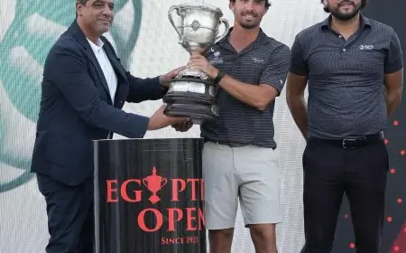 نيكلاس يعزز قائمة أساطير بطولة مصر الدولية المفتوحة للجولف ويشيد بالتنظيم الذي قاده للفوز