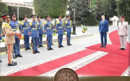 لقاء هام بين وزير الدفاع والإنتاج الحربي ووزير الدفاع الروماني لتعزيز التعاون العسكري