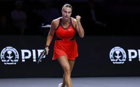 أرينا سابالينكا تتألق بفوز ساحق على جاسمين باوليني في البطولة الختامية بالرياض