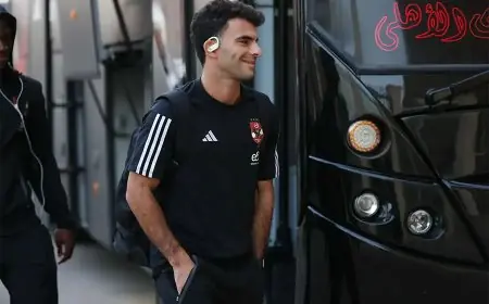 الأهلي يصل إلى استاد برج العرب لمواجهة مثيرة أمام المصري