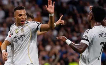 كيليان مبابي يهدي فينيسيوس فرصة ضائعة بركلة جزاء ضد فالنسيا رغم الهدية