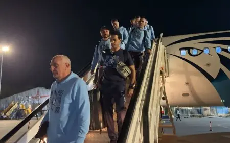 بعثة بيراميدز تشد الرحال إلى الإمارات للمشاركة في كأس السوبر المصري اليوم